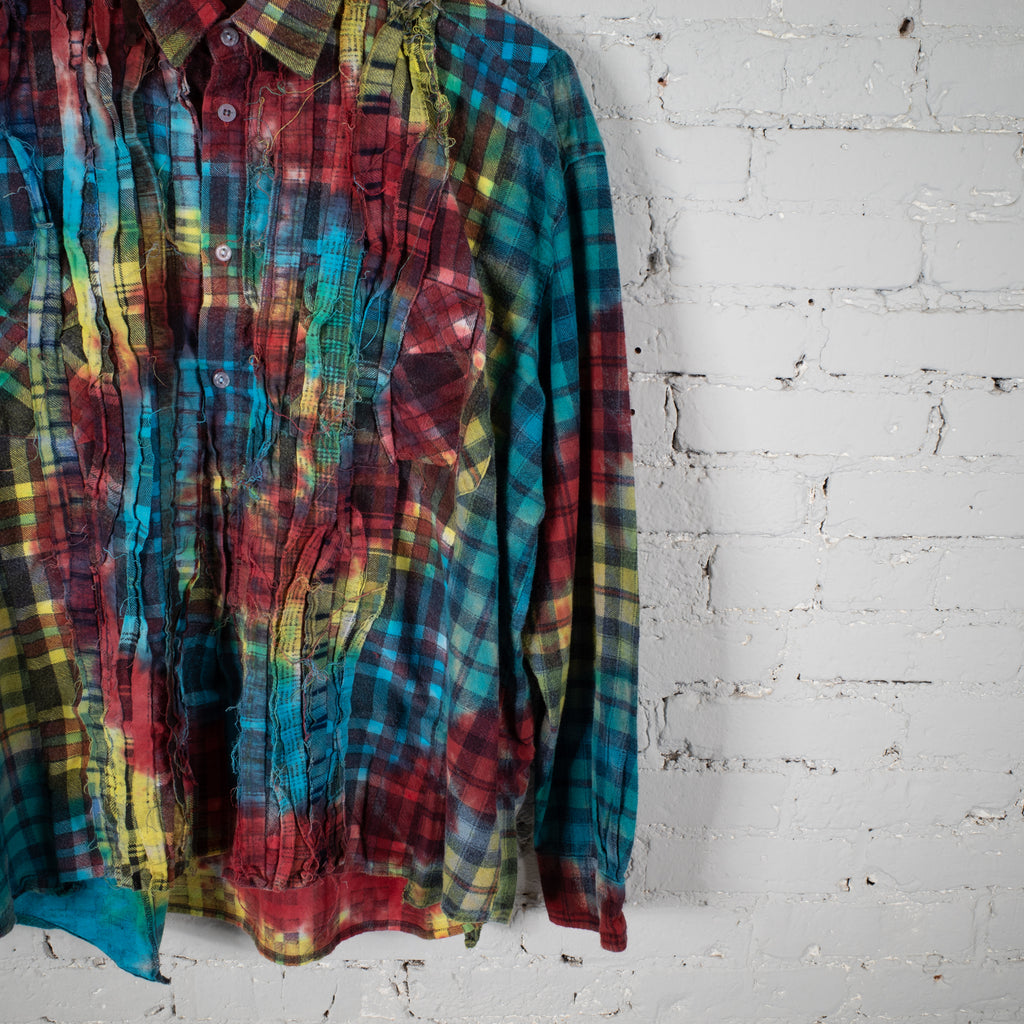 REBUILD FLANNEL SHIRT TIE-DYE