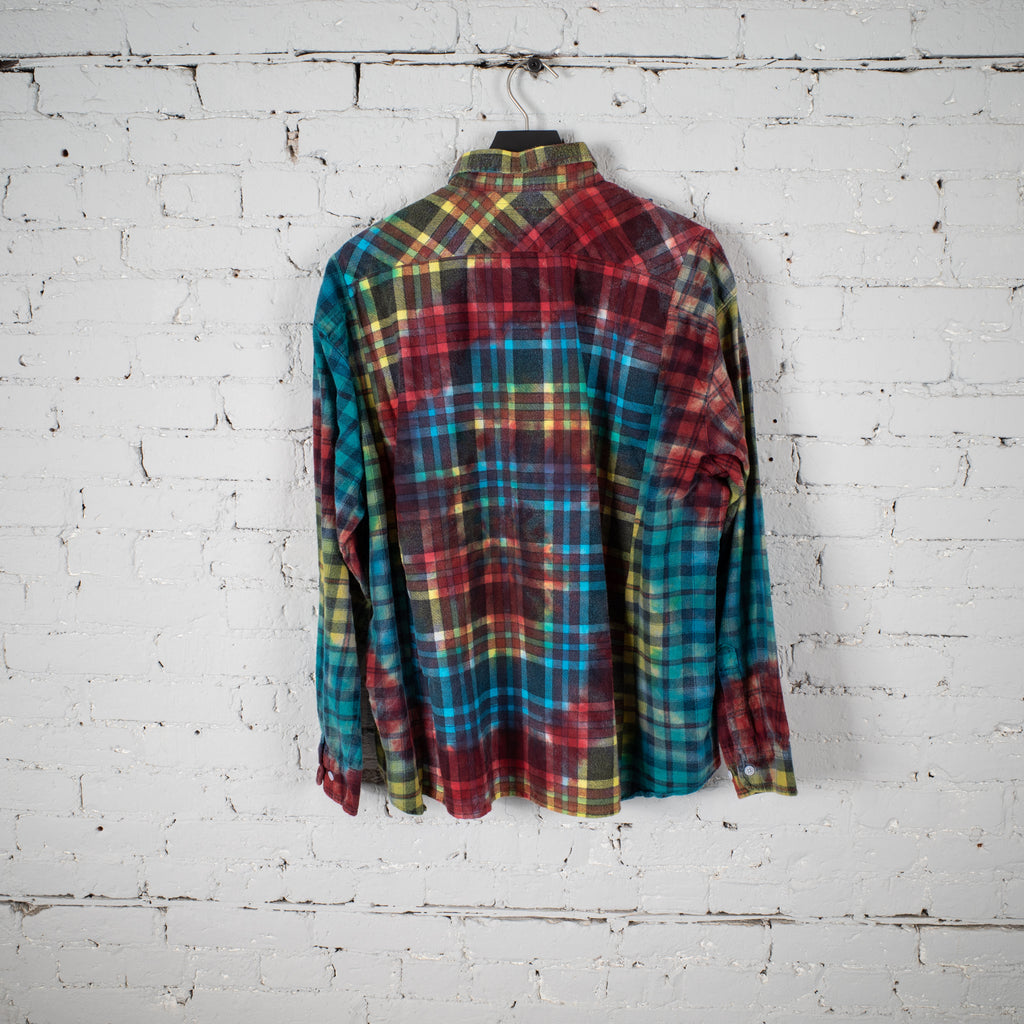 REBUILD FLANNEL SHIRT TIE-DYE