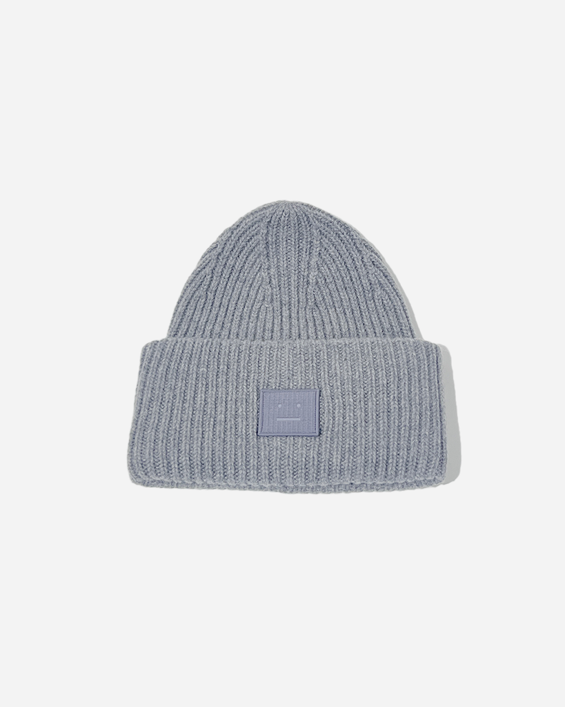ACNE STUDIOS KNIT FACE HAT GREY MELANGE FA UX HATS000063 F23