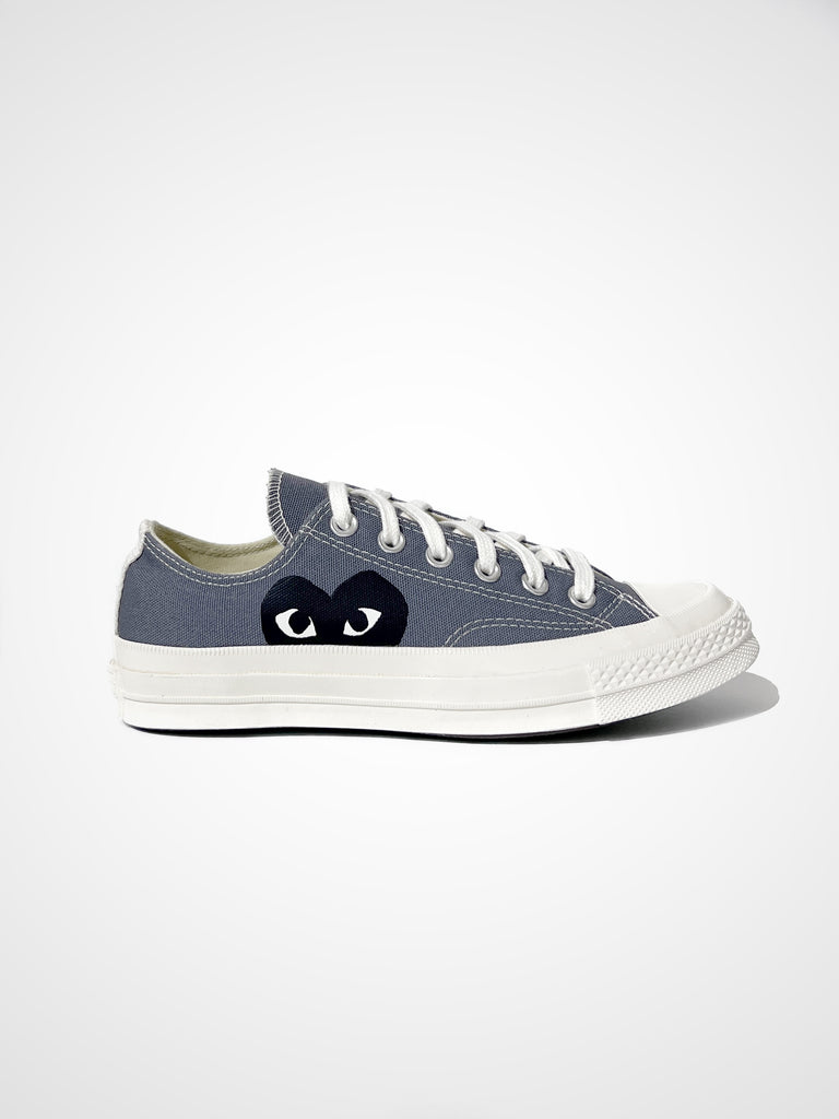 x CONVERSE SINGLE HEART LOW GREY